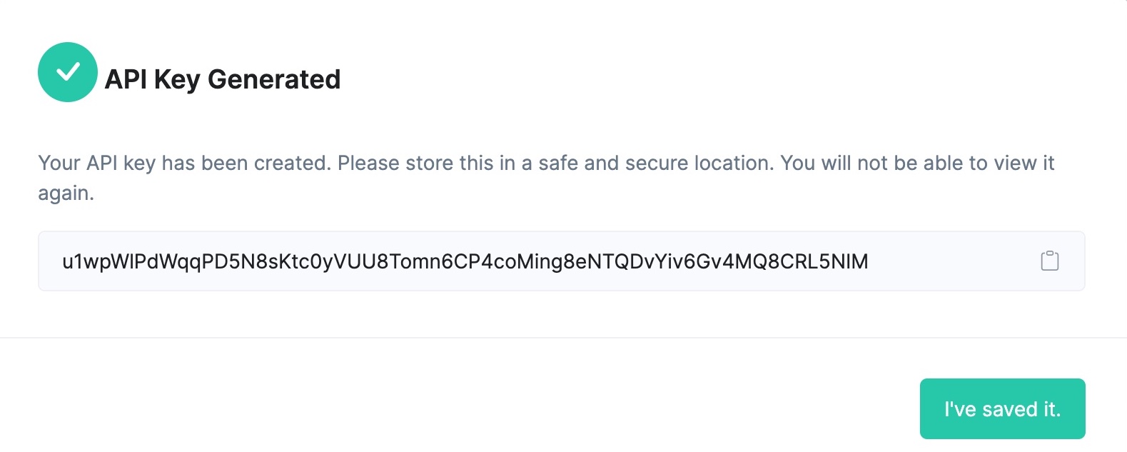 api_key storage